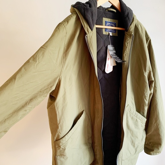 ▪️SOLD▪️J Crew Men’s Fleece lined Hooded Jacket - Picture 3 of 8
